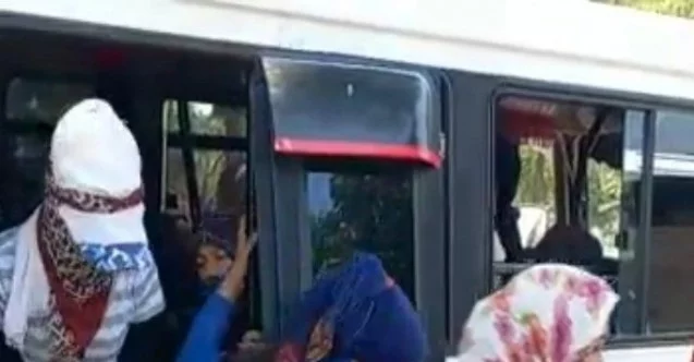 14 kişilik minibüsten 33 kişi çıktı