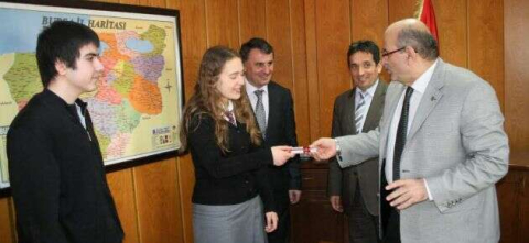 YGS Bursa şampiyonlarından MEB'e ziyaret