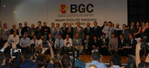 Bursa Gazeteciler Cemiyeti ödülleri verildi