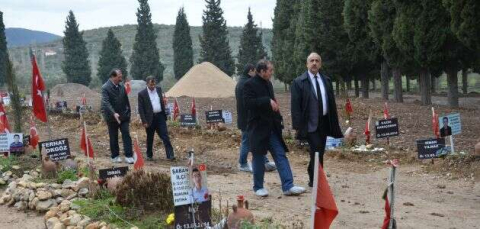 Soma Maden Şehitliği'nin yapımına başlandı