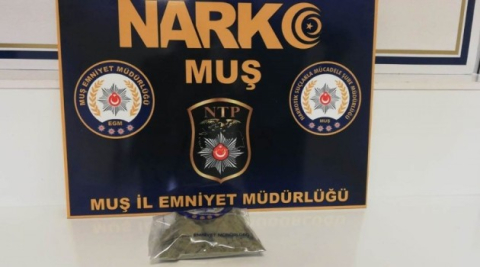 Muş’ta Uyuşturucu Operasyonu