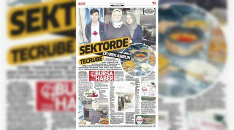 SEKTÖRDE ÇEYREK ASIRLIK TECRÜBE: "GAMZE'NİN MUTFAĞI"