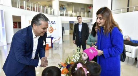 Başkan Uysal, anaokulu öğrencilerini ağırladı