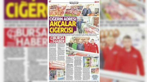 CİĞERİN ADRESİ “AKÇALAR CİĞERCİSİ”