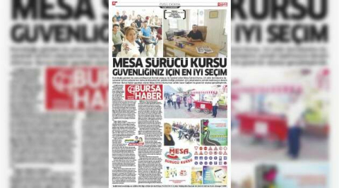 MESA SÜRÜCÜ KURSU GÜVENLİĞİNİZ İÇİN EN İYİ SEÇİM