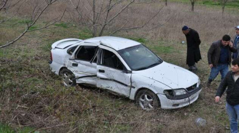 Bursa'da feci kaza! Otomobil tarlaya uçtu: 6 yaralı