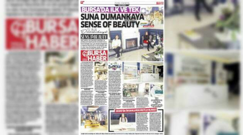 BURSA'DA İLK VE TEK SUNA DUMANKAYA SENSE OF BEAUTY