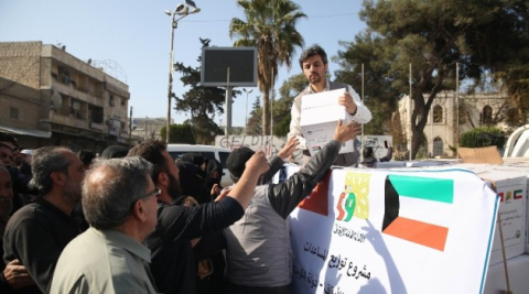 Sadakataşı’ndan Afrin kent merkezine insani yardım