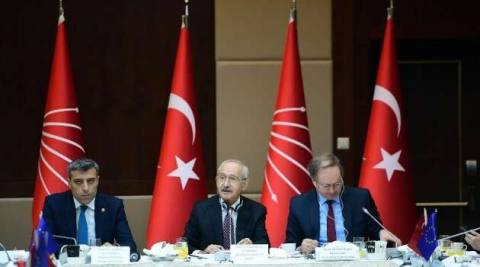 Kılıçdaroğlu, AB üyesi ülkelerin büyükelçileriyle bir araya geldi