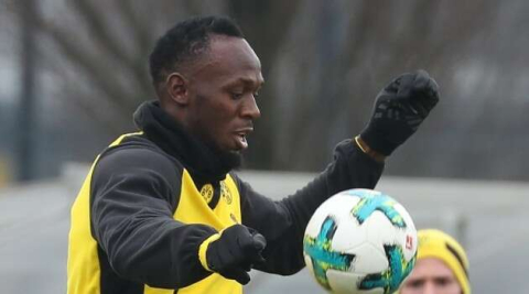 Usain Bolt, Borussia Dortmund idmanında
