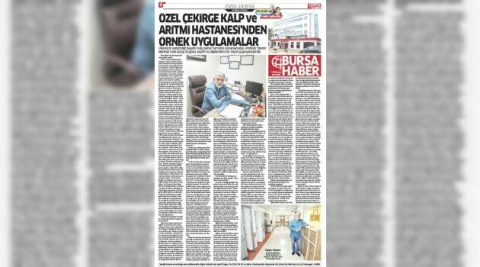 ÖZEL ÇEKİRGE KALP ve ARİTMİ HASTANESİ'NDEN  ÖRNEK UYGULAMALAR