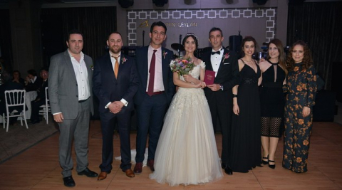 Avukat meslektaşlar dünya evine girdi