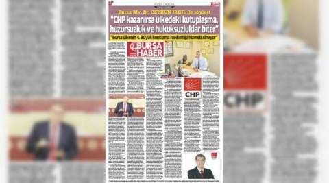 Bursa Mv. Dr. CEYHUN İRGİL ile söyleşi