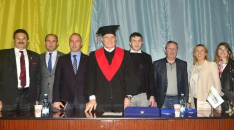 Dr. Mustafa Aydın’a Odessa Ulusal Politeknik Üniversitesi’nden “Fahri Doktora ”verildi