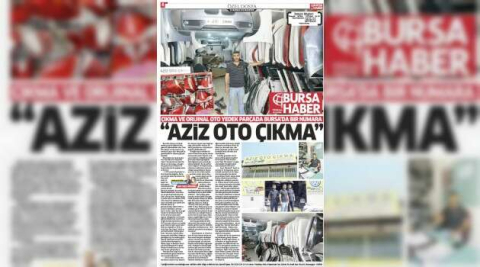 ÇIKMA VE ORİJİNAL OTO YEDEK PARÇADA BURSA'DA BİR NUMARA "AZİZ OTO ÇIKMA"