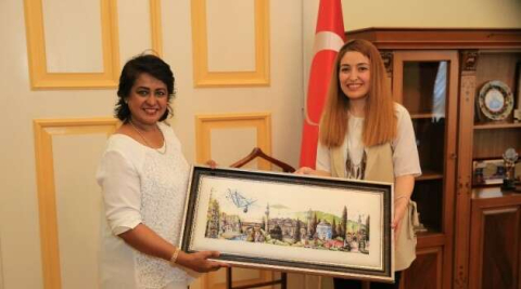 Mauritius heyeti Bursa’ya hayran kaldı