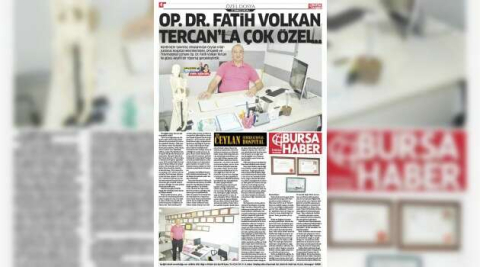 OP.DR.FATİH VOLKAN TERCAN'LA ÇOK ÖZEL..