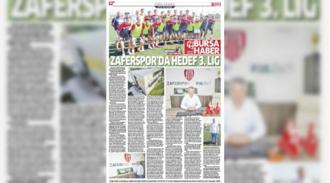 ZAFERSPOR’DA HEDEF 3. LİG