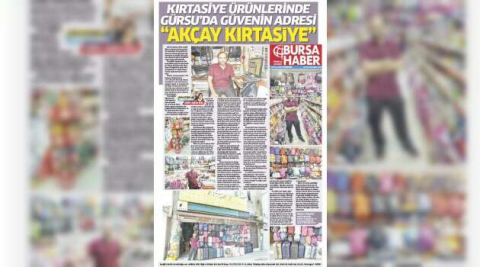 KIRTASİYE ÜRÜNLERİNDE GÜRSU’DA GÜVENİN ADRESİ ”AKÇAY KIRTASİYE”