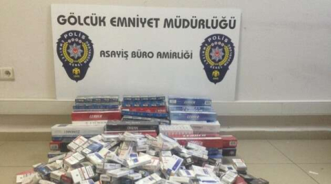 Kaçak sigara satan büfeye Kocaeli polisinden operasyon