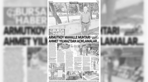 ARMUTKÖY MAHALLE MUHTARI AHMET YILMAZ’DAN AÇIKLAMALAR…