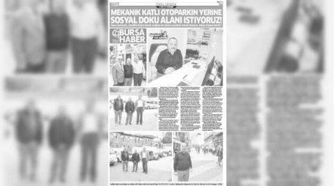 MEKANİK KATLI OTOPARKIN YERİNE SOSYAL DOKU ALANI İSTİYORUZ!