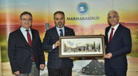 Başkan Aktaş'tan Marmarabirlik'e Ziyaret