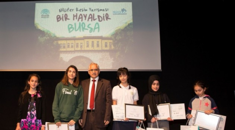 Öğrenciler hayâllerindeki Bursa’yı çizdi