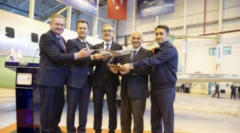 Elektronik harp sistemi kurulacak uçaklar Türkiye’ye geldi