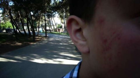 Magandanın küçük çocuğa ölümüne dayağı kamerada