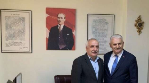 Binali Yıldırım’dan muhtar ziyareti