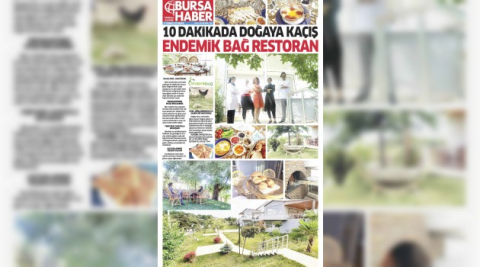10 DAKİKADA DOĞAYA KAÇIŞ ENDEMİK BAĞ RESTORAN