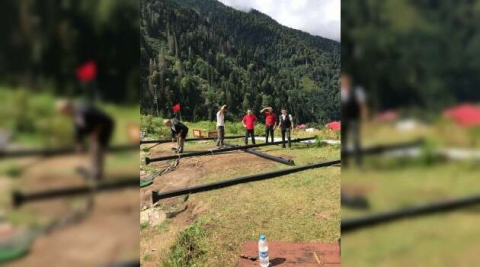 Ayder’de tepkilere neden olan salıncaklar sökülmeye başlandı