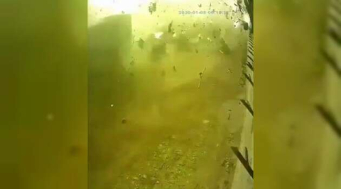 İran’da düşen uçağın patlama anının görüntüleri ortaya çıktı