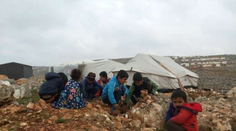 Suriye’de 500 bin çocuk yerinden edildi