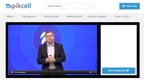 Murat Erkan 5 bin Turkcell çalışanı ile video konferansla toplantı yaptı