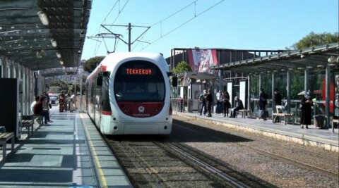 Korona günlerinde tramvay yolcu sayıları yüzde 87 azaldı