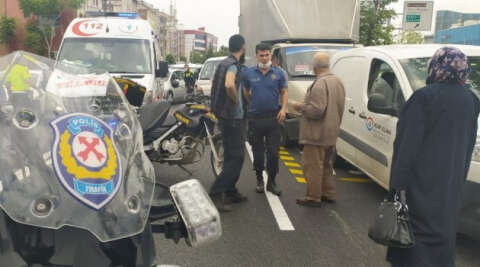 Bursa'da trafiği kitleyen kaza