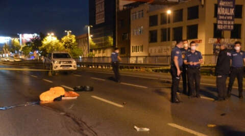 Büyükdere Caddesinde motosiklet kazası: 1 ölü