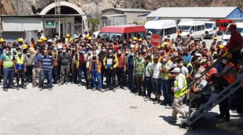 Türkiye’nin en yüksek barajında "Corona" molası