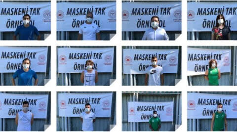 Bursaspor'dan "maskeni tak, örnek ol" kampanyasına destek