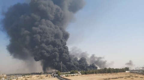 Mısır’da petrol boru hattında dev yangın
