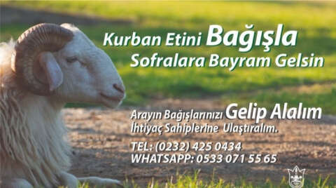 İzmir’de belediyeden "askıda kurban" kampanyası