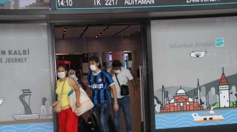 İstanbul Havalimanı’nda dönüş yoğunluğu başladı