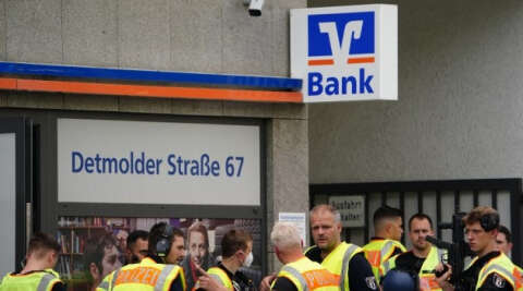 Berlin’de silahlı banka soygunu girişimi: 1 yaralı