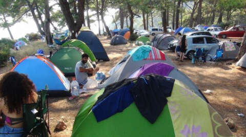 Virüs sonrası çadır turizmine rağbet