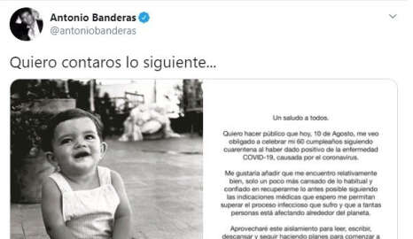 Antonio Banderas korona virüse yakalandı