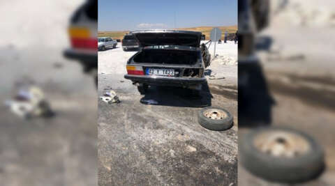 Konya’da iki otomobil çarpıştı: 1 ölü, 5 yaralı