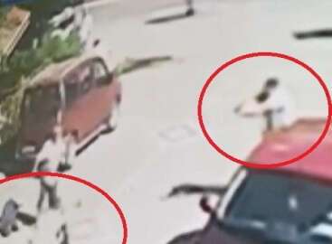 Samsun’da 2 kişinin öldürüldüğü silahlı çatışmanın görüntüleri dehşete düşürdü