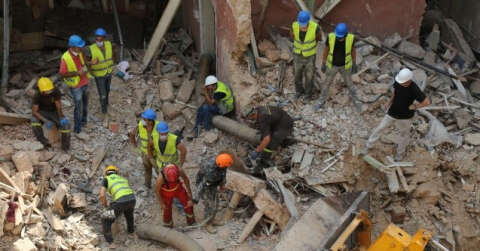 Şilili arama kurtarma ekibi Beyrut’taki çalışmalarını sonlandırdı